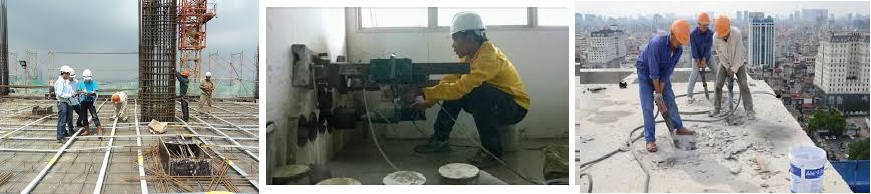 Dịch vụ khoan căt bê tông Hà Nội